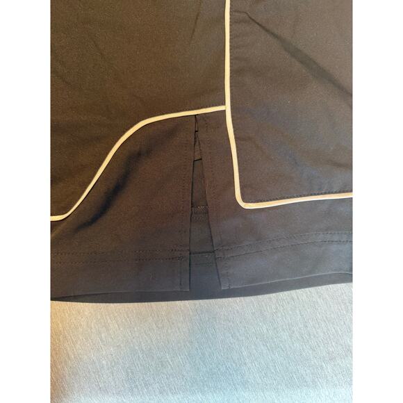Lija Womens Size 4 Black Golf Tennis Skort Side Slip Closure Front Slit Athletic - Picture 6 of 8